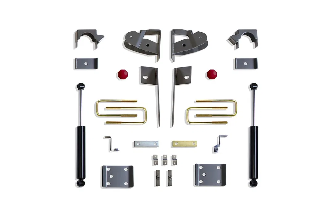 201950 – MAXTRAC Leaf Spring Over Axle Conversion Kit, 5 Inch Drop With Spring Hanger/ Spring Plate/ Axle Brackets/ R...